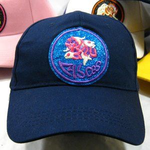 PISCES Graffiti style Streetwear Hip Hop Sun Sign Zodiac Bling Baseball Cap Hat